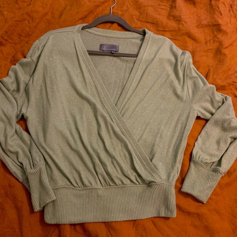 Anthropologie Wrap Sweater